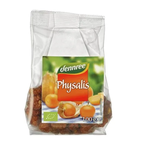 Inca berry, physalis fructe uscate bio, 100 g, Dennree