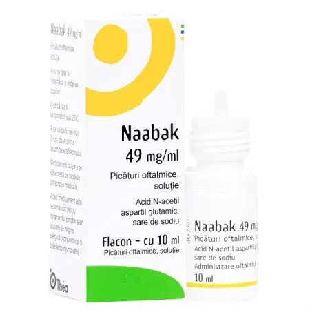 Naabak, 49 mg/ ml picături oftalmice soluţie, 10 ml, Thea