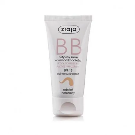 ZIAJA BB-Cream, SPF15, nuanta natural, 50 ml