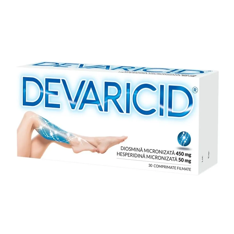 DEVARICID 450MG/50MG X 30 COMPRIMATE FILMATE