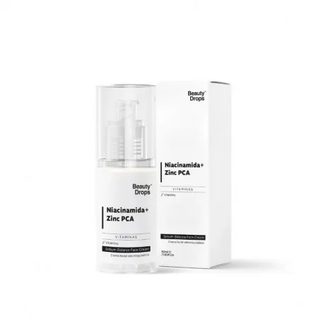 Beauty Drops Crema cu Niacinamide si Zinc PCA, Sebum Balance, 50 ml