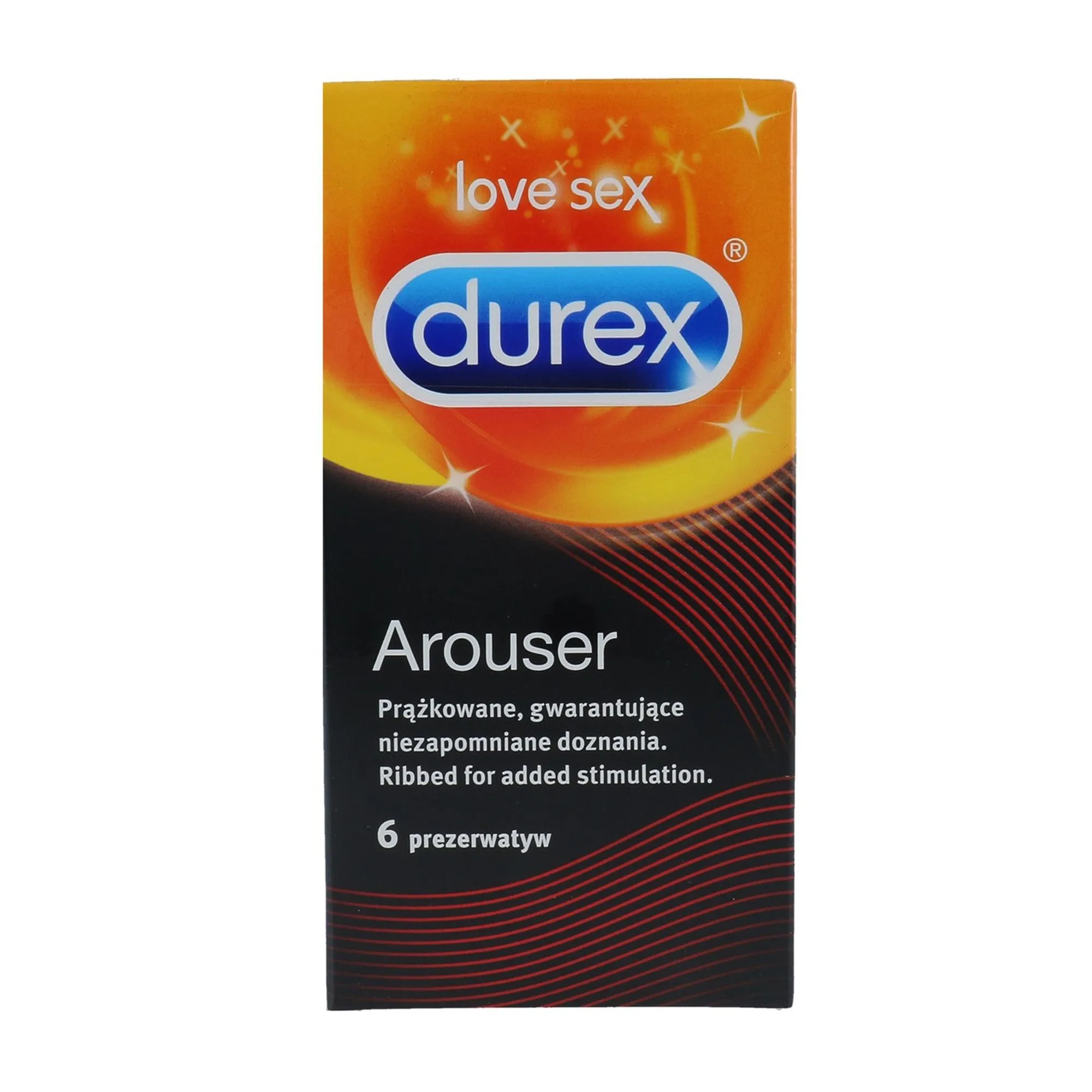 DUREX Prezervative Arouser, 6 bucati