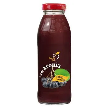 Suc de aronia, fara zahar, 300 ml, Dacia Plant