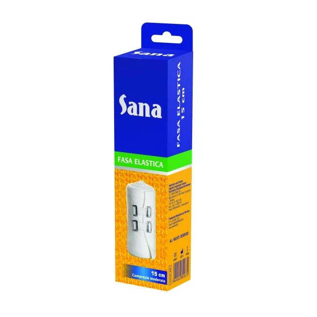 Bandaj elastic, 15 cm x 3 m, Sana