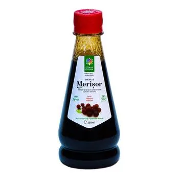 Sirop natural de merisor presat la rece, 250ml, Steaua Divina