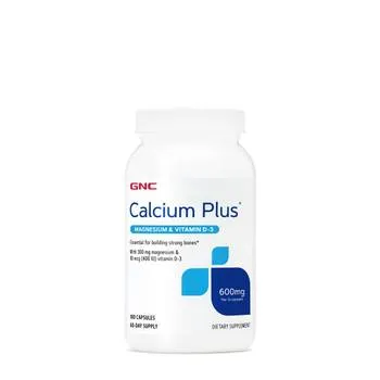 Calciu cu Magneziu si Vitamina D3, 180 capsule, GNC