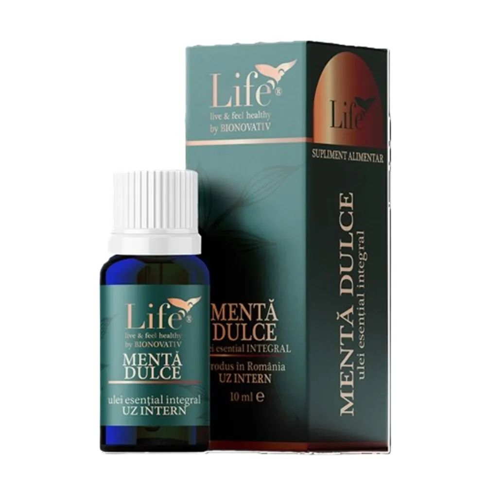 Ulei volatil de menta dulce, 10 ml, Bionovativ