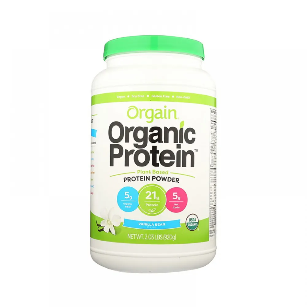 Orgain Proteina organica vegana cu aroma de vanilie (920 grame), GNC