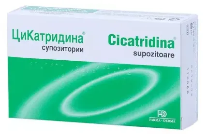 Cicatridina supozitoare, 10 bucati, Farma-Derma Italia