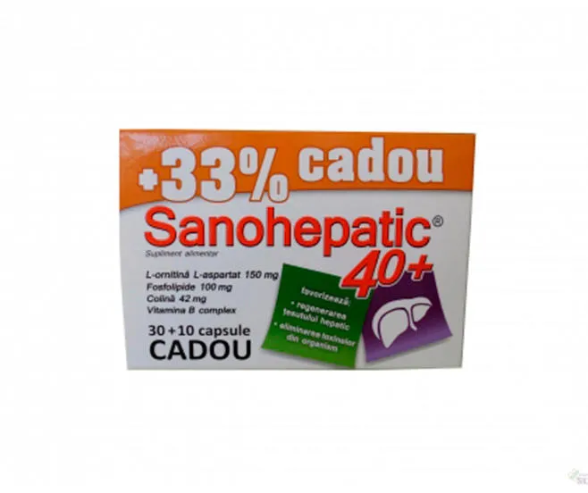 Sanohepatic 40 , 40 capsule, Zdrovit