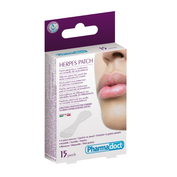 Plasturi anti-herpetici, 15 bucati, Pharmadoct