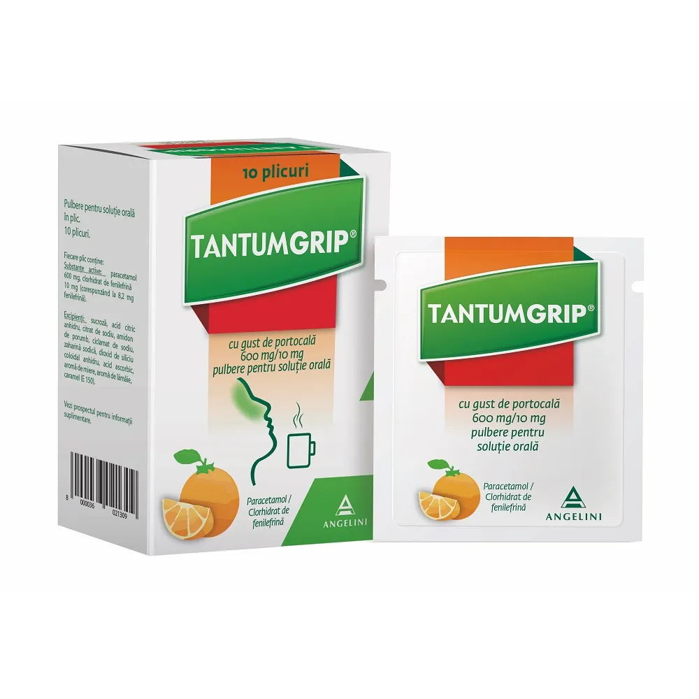TantumGrip portocala x 10 plicuri