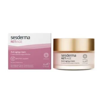 Crema cu efect anti-imbatranire pentru ten uscat Reti Age, 50ml, Sesderma