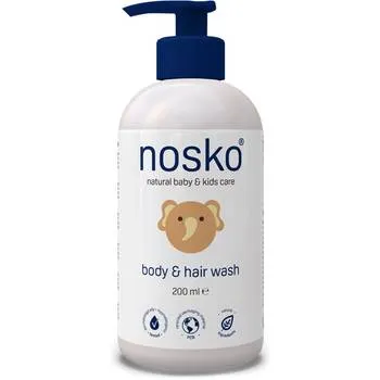 Spuma de curatare pentru corp si par, 200ml, Nosko Baby