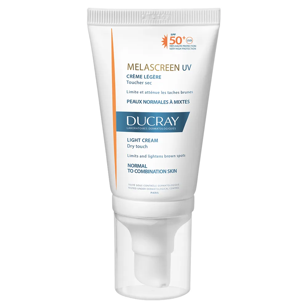 DUCRAY Crema pentru ten normal-mixt cu SPF50 Melascreen UV Legere, 40 ml