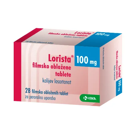 LORISTA 100 mg x 28 COMPR. FILM. 100mg KRKA, D.D., NOVO MES