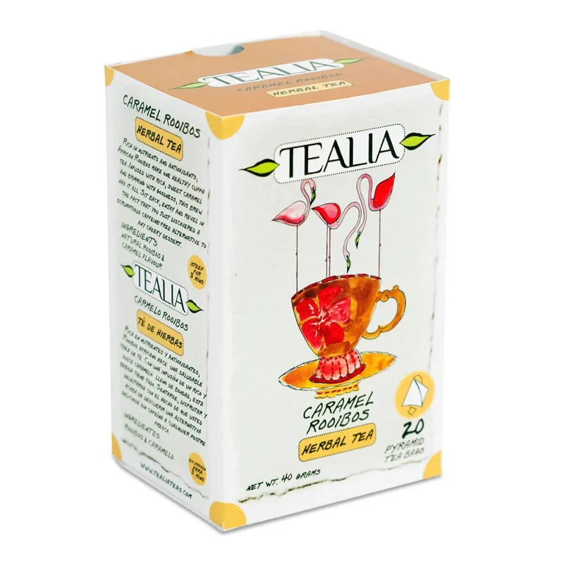 Secom Tealia Caramel Rooibos Ceai 20plicuri