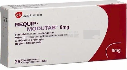 REQUIP-MODUTAB 8 mg X 28