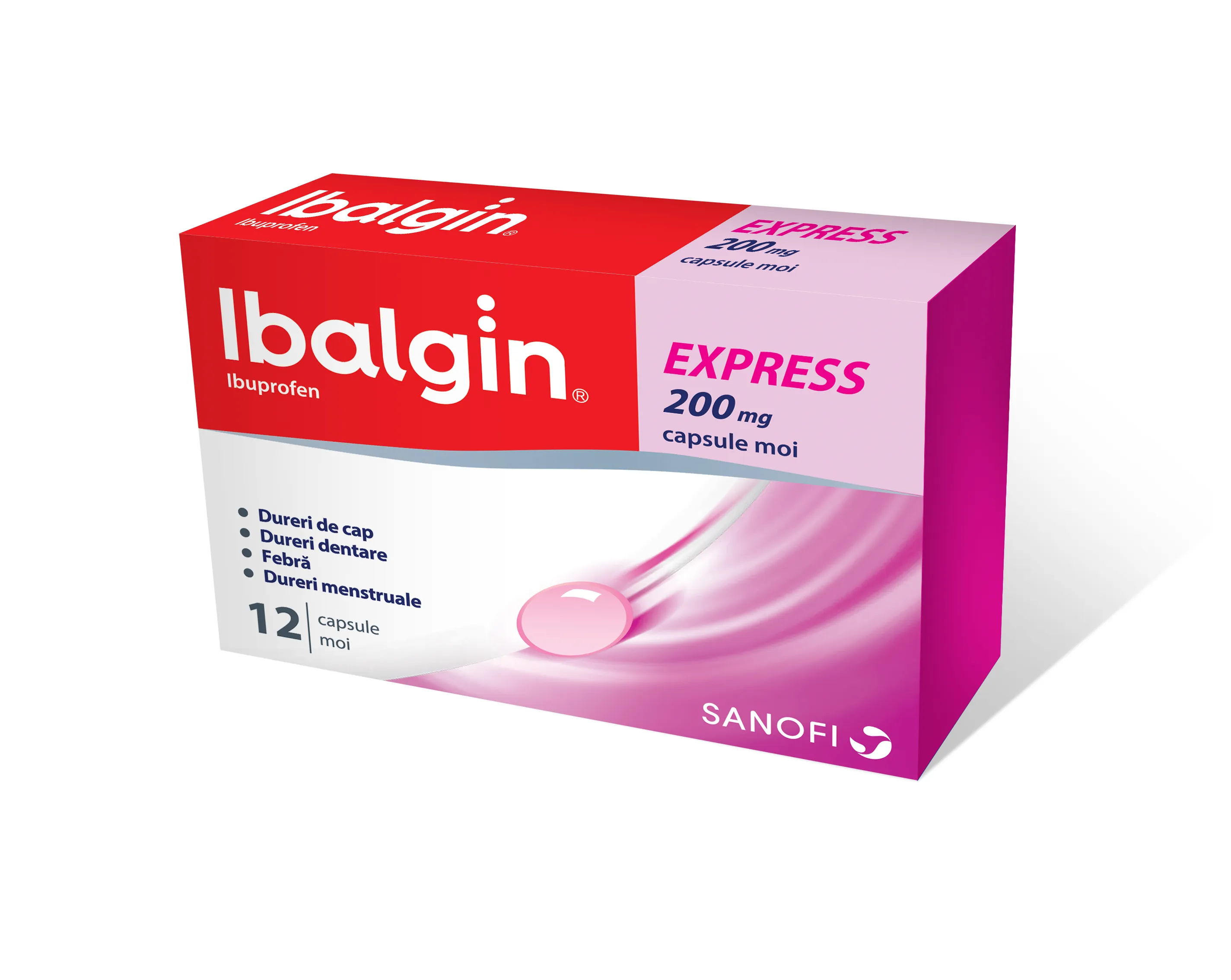 Ibalgin Express 200mg x 12 capsule moi SANOFI