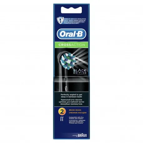 Oral B Rezerva periuta electrica Cross Action black 2 bucati