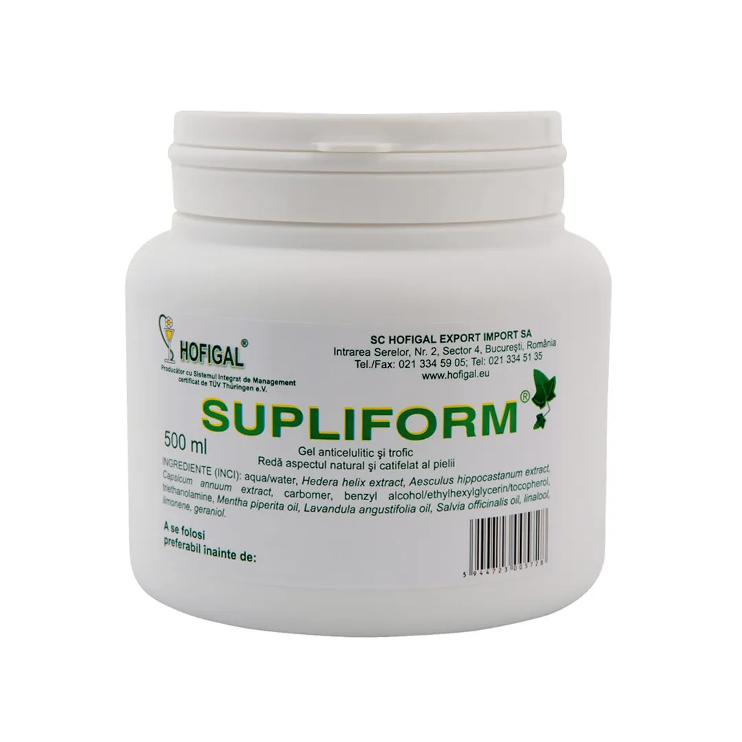 Gel întreținere corporală Supliform, 500 ml