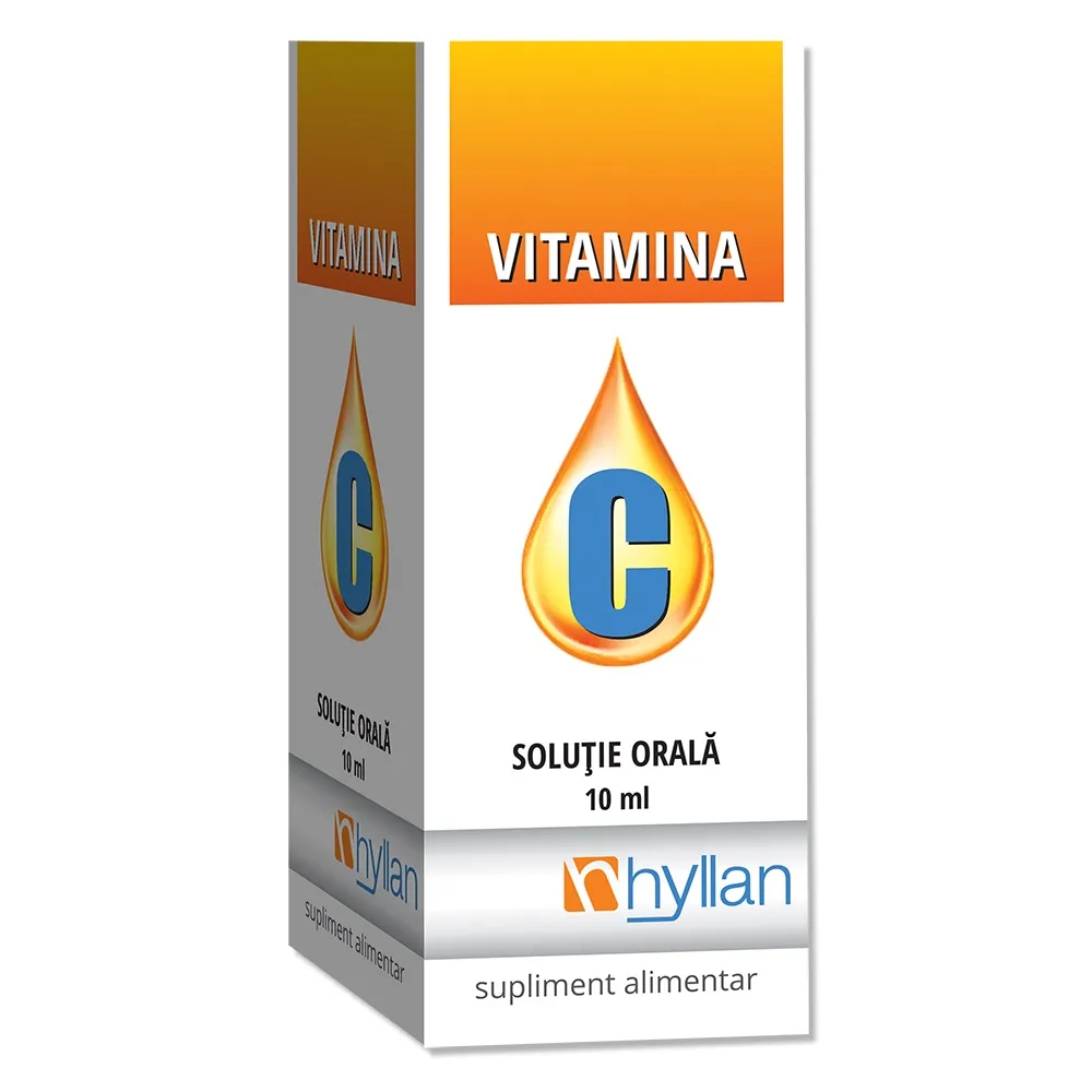 Vitamina C Solutie Orala 10ml - Hyllan