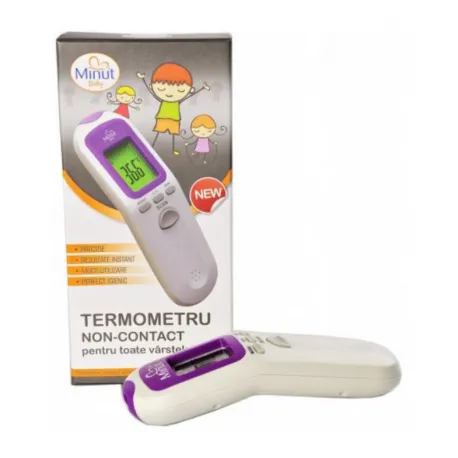 MINUT Termometru digital infrarosu + TAXA VERDE 0.11 RON