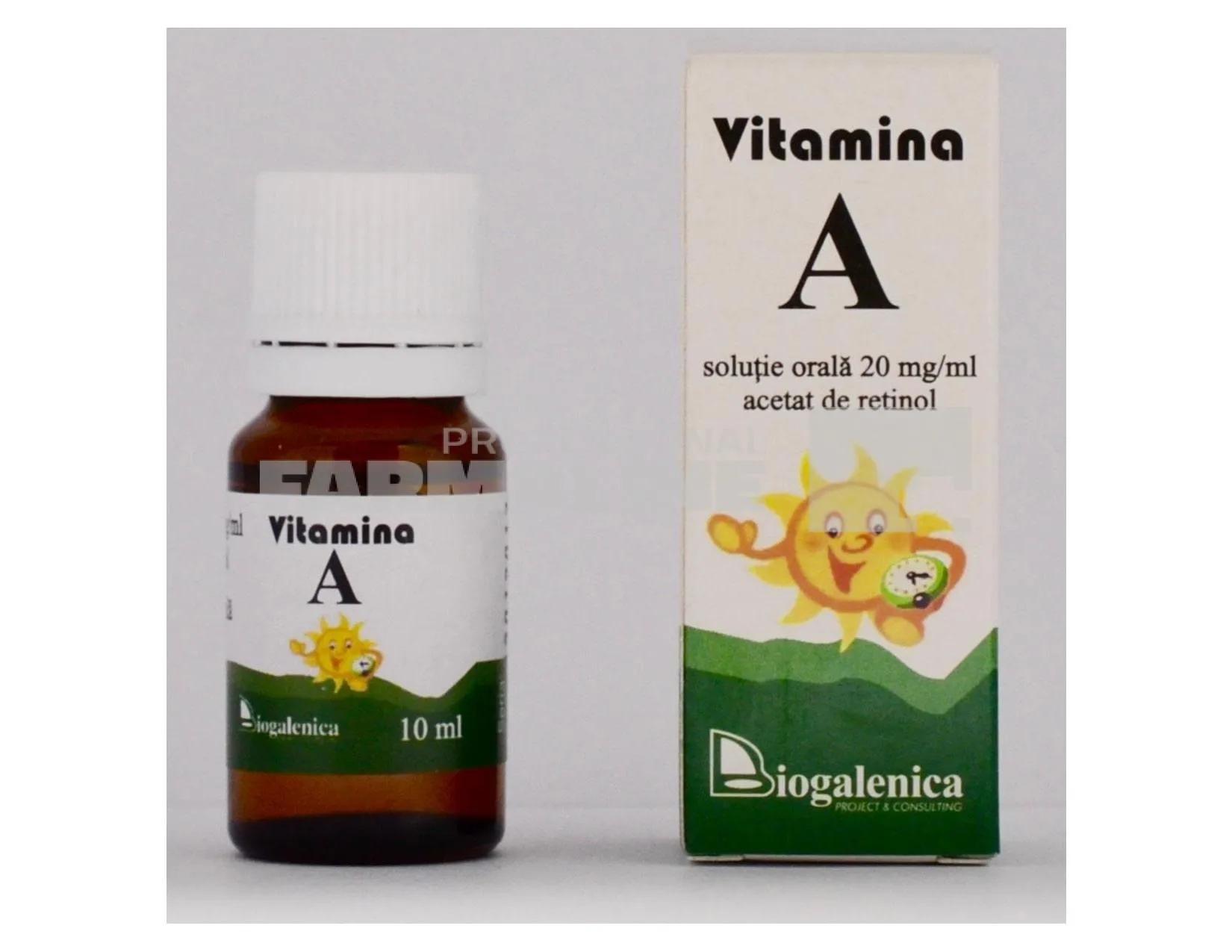 Biogalenica Vitamina A Solutie 10 ml