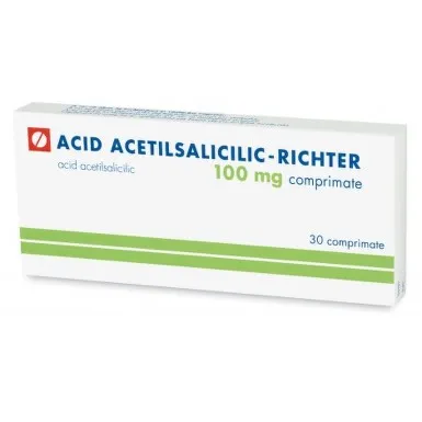 Acid acetilsalicilic Richter 100mg x 30 comprimate