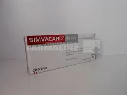 SIMVACARD 10 mg x 28 COMPR. FILM. 10mg ZENTIVA K.S.