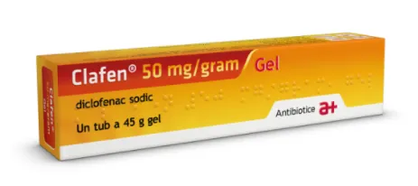 Clafen 5% gel, 45g, Antibiotice