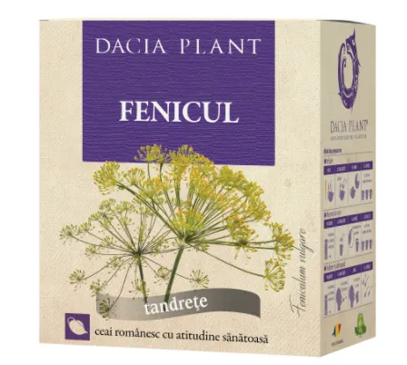Ceai fenicul, 50 g, Dacia Plant