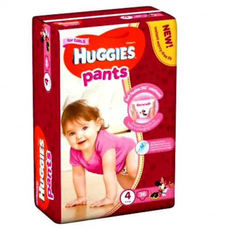 HUGGIES Pants nr.4 girl x 36 bucati