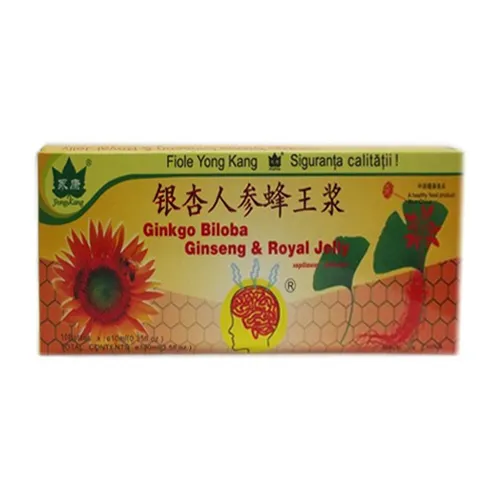 Ginseng, Royal Jelly, 10 fiole