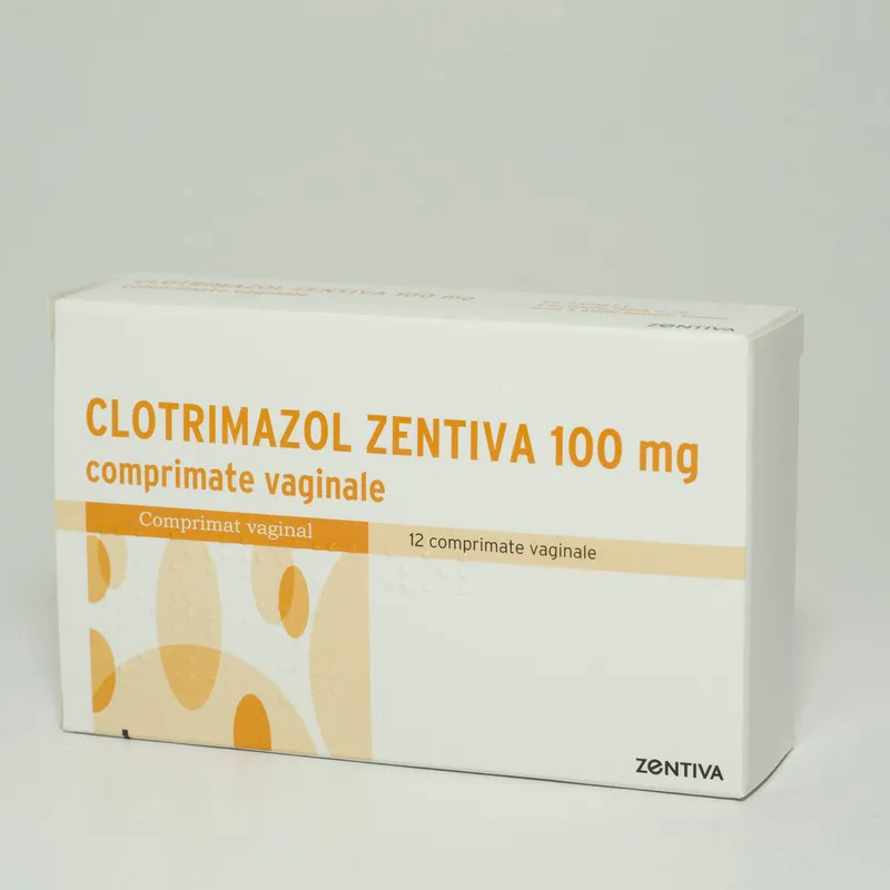 Clotrimazol Zentiva 100mg,12 comprimate vaginale