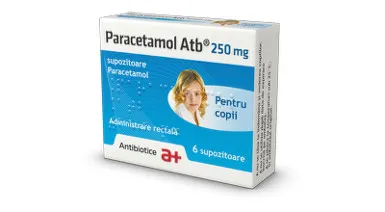 Paracetamol copii 250mg x 6 supozitoare (Antibiotice)
