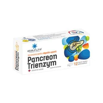Pancreon Trienzym, 12 capsule, BioSunLine
