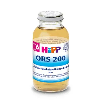 Hipp Bautura de rehidratare orala cu Mar ORS 200ml