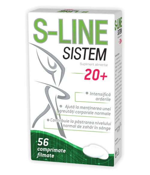 S-LINE SISTEM 20+ X 56 COMPRIMATE FILMATE ZDROVIT