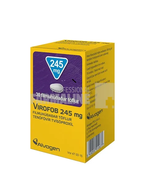 VIROFOB 245 mg X 30 COMPR. FILM. 245mg ALVOGEN IPCO S.AR.L.