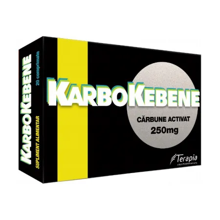 KarboKebene carbune activ 250mg x 20 comprimate