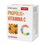 Propolis + Vitamina C x 30 comprimate (Parapharm)