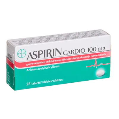 ASPIRIN CARDIO 100mg x 28