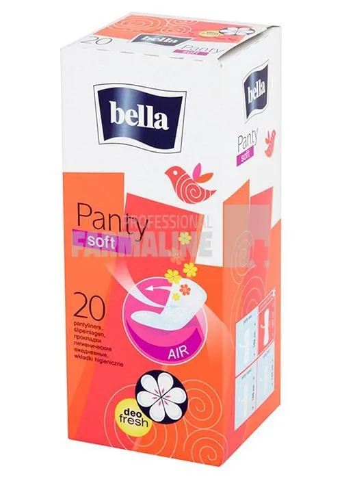 Bella Panty Soft deo fresh Absorbante zilnice 20 bucati