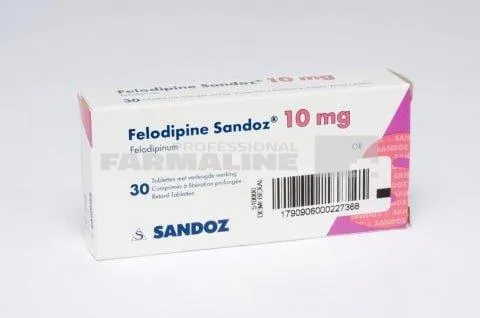 FELODIPIN SANDOZ 10 mg x 30