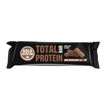 Baton proteic Total Protein cu ciocolata, 46g, Gold Nutrition