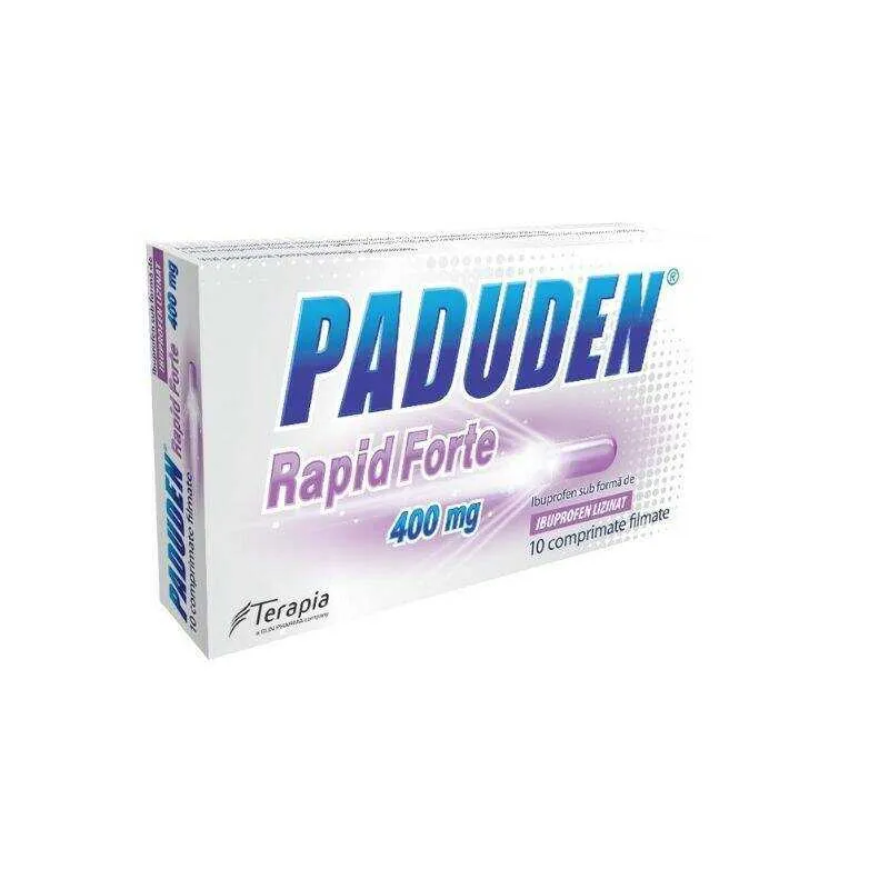 Paduden Rapid Forte 400 mg x 10 comprimate filmate (Terapia)