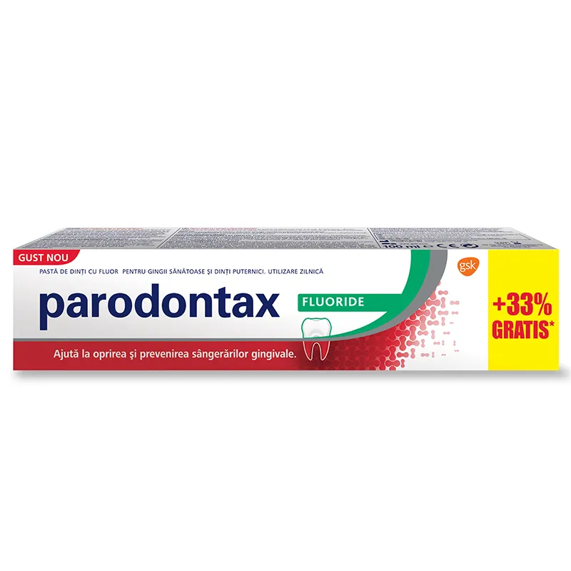 Pasta de dinti Fluoride Parodontax, 100 ml, Gsk