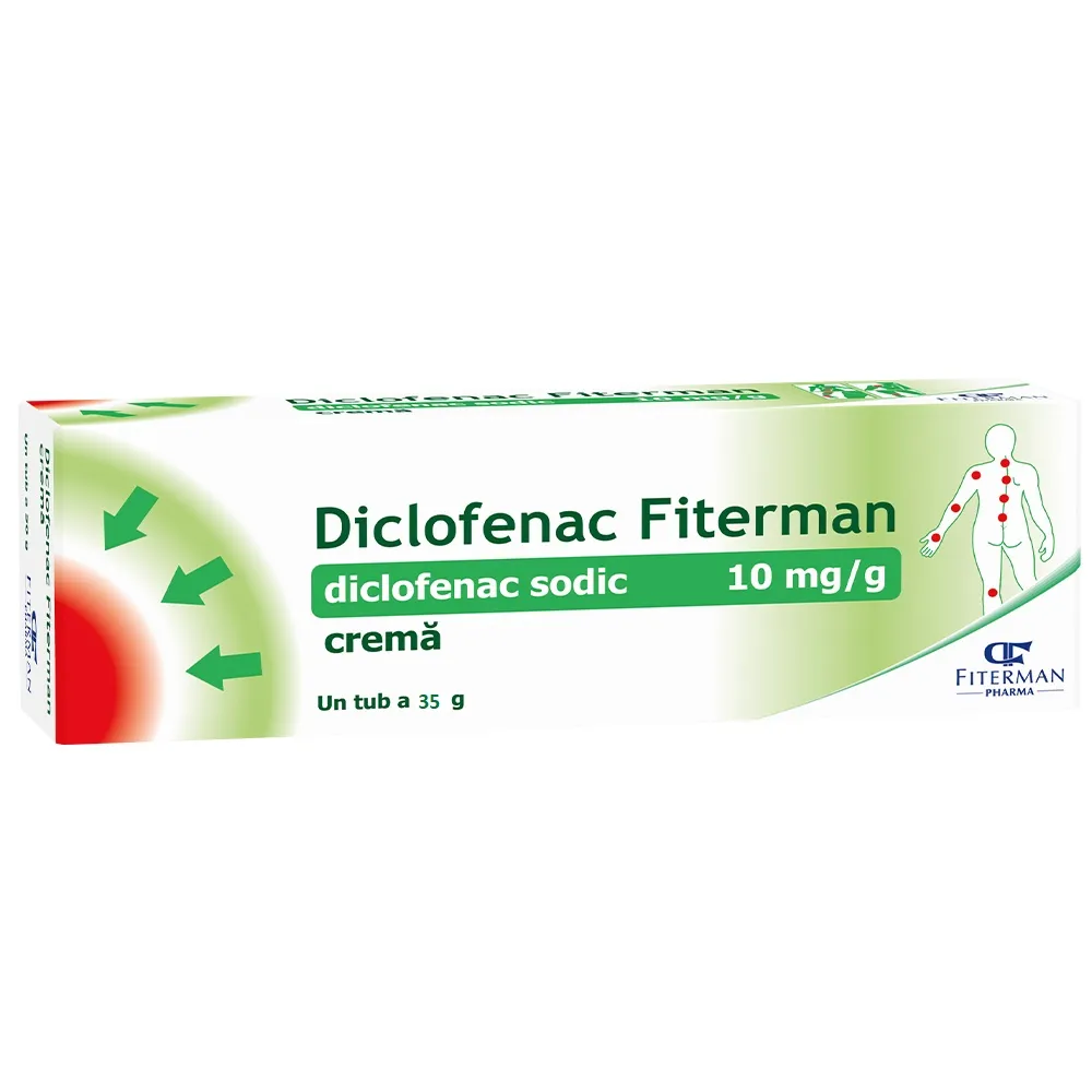 Diclofenac 1% crema x 35 grame