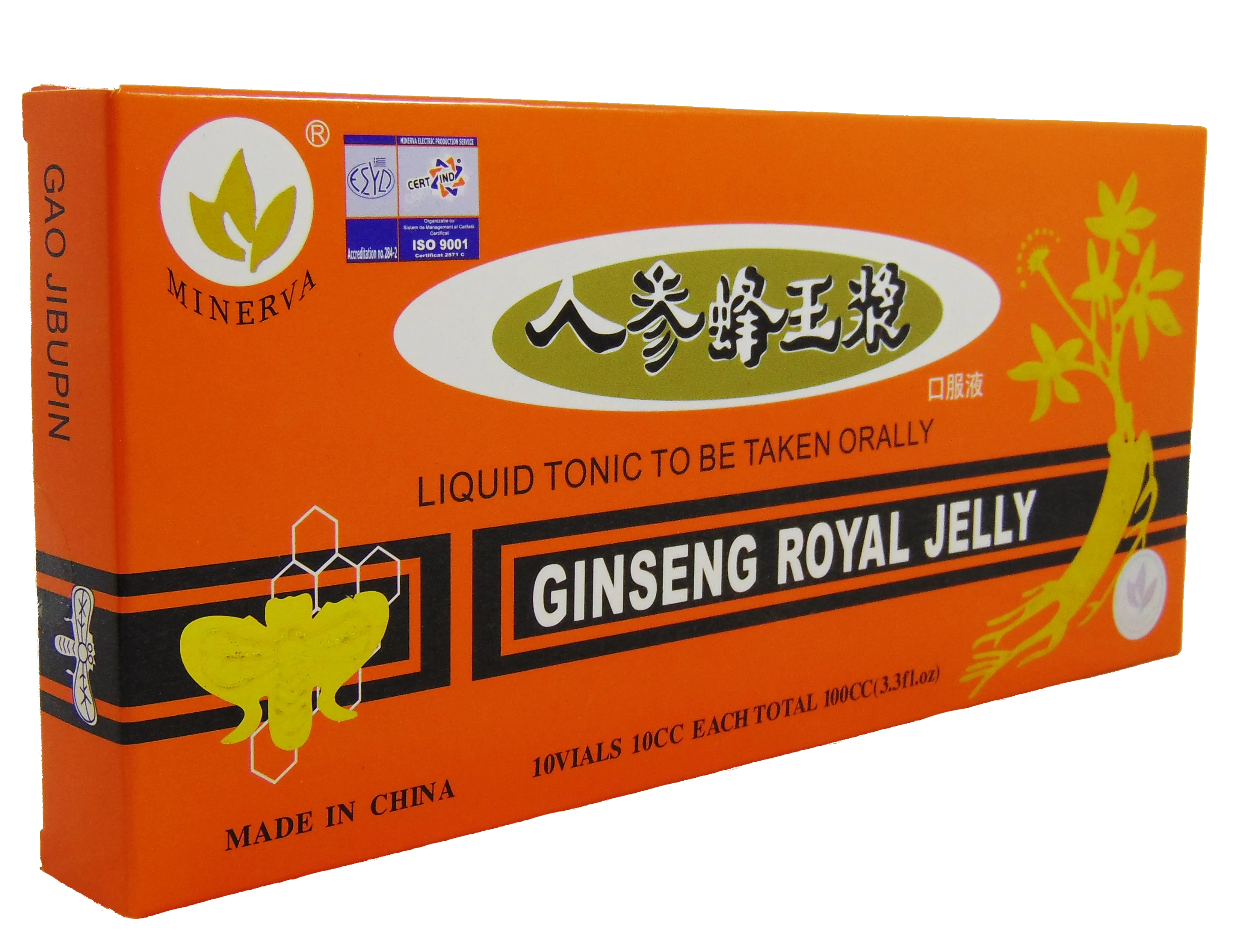 Ginseng & Royal jelly x 10 fiole